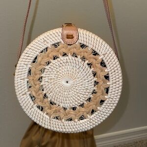 NWOT Amerii rattan bag